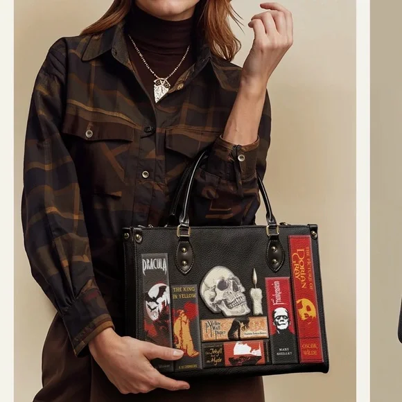 Lettoria Gothic Literature Themed Tote Bag - Picture 6 of 7